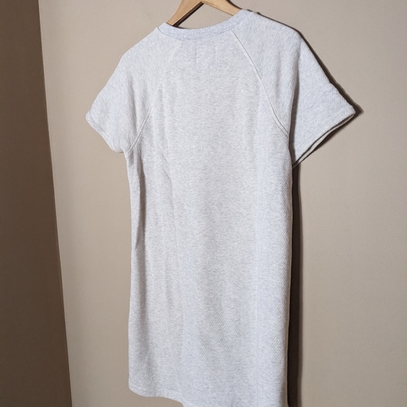 Madewell MWL Airy Terry Sweatshirt Tee Dress Size S, sand color - Picture 3 of 7